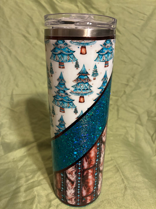 # 9  30oz skinny Southern Xmas